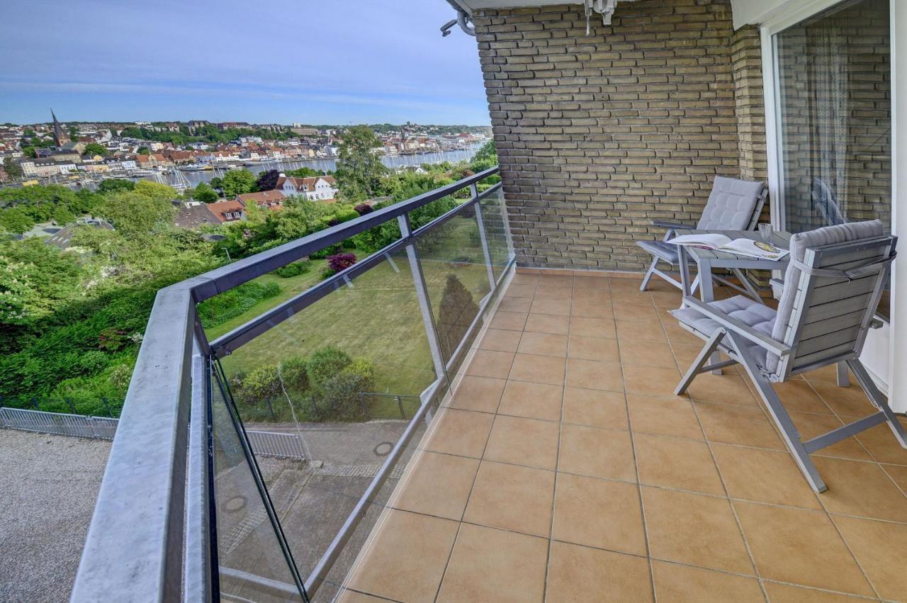 Fewo1846 - Bellevue - Sonnige 2-Zimmer-Wohnung Mit Balkon Und Hafenblick Flensburg Luaran gambar